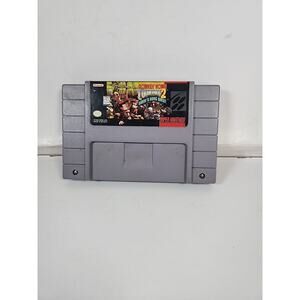 Donkey Kong Country 2 II Diddy Kong's Quest Super Nintendo SNES Game Authentic!